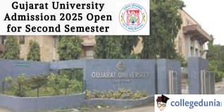 Gujarat University Admission 2025 Open for Second Semester; Apply by February 24